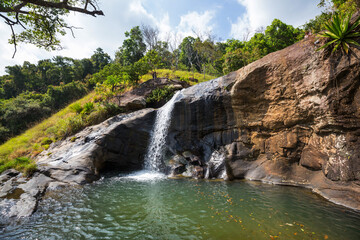 Waterfall on Sri Lanka