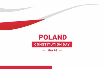 Poland Constitution Day. Vector Illustration. The illustration is suitable for banners, flyers, stickers, cards, etc.