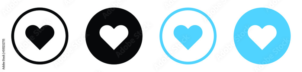Poster add to favorite icon heart icon button - save icon bookmark symbol - like love icon button