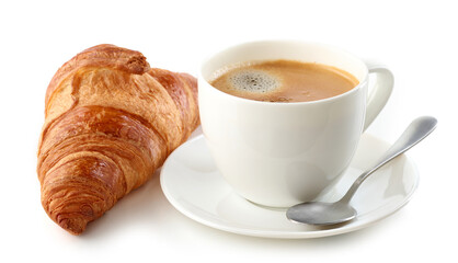 croissant and coffee