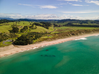 Hot Water beach in the Coromandel of New Zealand's North Island