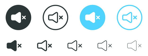mute icon no sound symbol volume speaker off icons - silent icon symbol