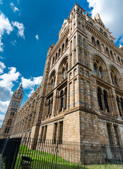 Naklejka premium Exterior of the Natural History Museum,London,England,United Kingdom.