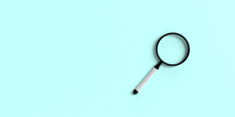 magnifying glass blue background wallpaper copy space symbol decoration ornament hr human...