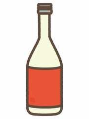 酒　かわいいイラスト