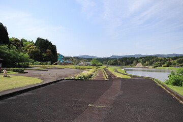 川内川とガラッパ公園ののんびりした時間