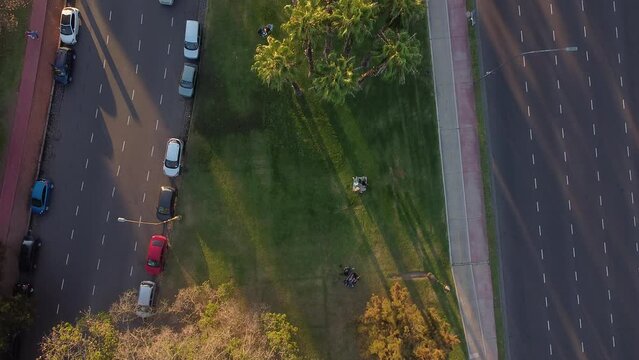 Drone Ciudad de buenos aires, Palermo, calidad 2.7k