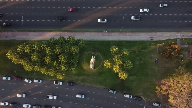 Drone Ciudad de buenos aires, Palermo, calidad 2.7k