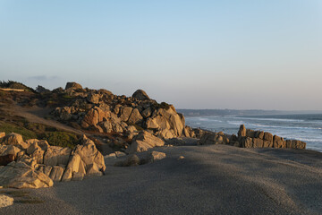 Rocks of Santo Domingo. Rocas de Santo Domingo.
A beautiful sunset photo taken at Santo Domingo's...