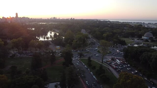 Drone Ciudad de buenos aires, Palermo, calidad 2.7k