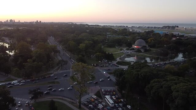 Drone Ciudad de buenos aires, Palermo, calidad 2.7k