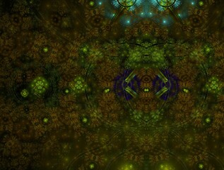 Imaginatory fractal abstract background Image