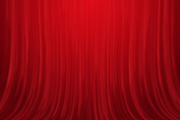 Red lines flow curves on an abstract background.