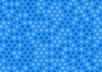 Fototapeta na wymiar Abstract blue background with polka dots
