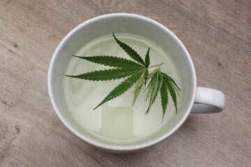 Cannabis leaf tea (or marijuana leaf) is a new alternative. that are beneficial to health serve...