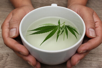 Cannabis leaf tea (or marijuana leaf) is a new alternative. that are beneficial to health serve...