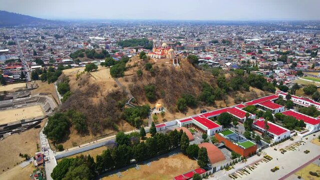 Pyramid of cholula, Puebla, M&eacute;xico 