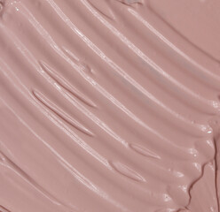 skincare textures close up. Pink lotion, pink cream, pink mask skincare