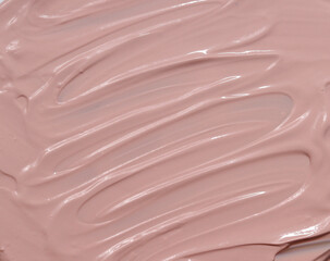 skincare pink cream lotion close up