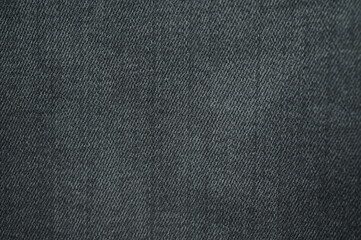 Fototapeta na wymiar black denim textured background, textile design