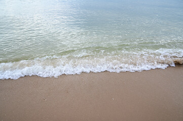 brown sand on the beach, natural background
