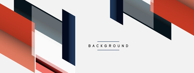 Vector background. Abstract overlapping color lines design with shadow effects. Illustration for wallpaper banner background or landing page