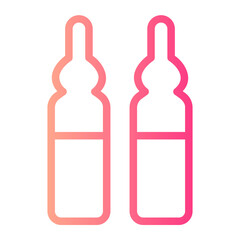 ampoule gradient icon