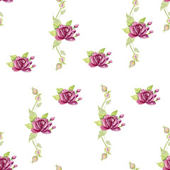 Watercolor Abstract Colors Seamless Pattern for Fabric Digital Paper design