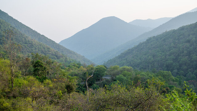 Western ghats (kadambur hills) in kadambur sathyamangalam, Tamil Nadu, India.