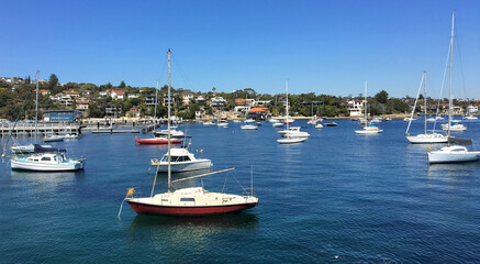 Fototapeta na wymiar boats in marina in Australia