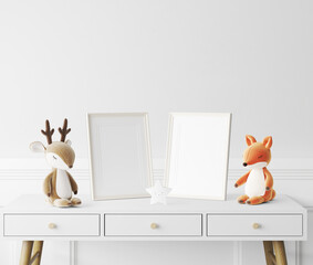 Kids Frame Mockup - Nursery Frame