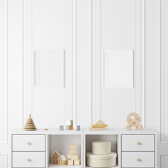 Kids Frame Mockup - Nursery Frame