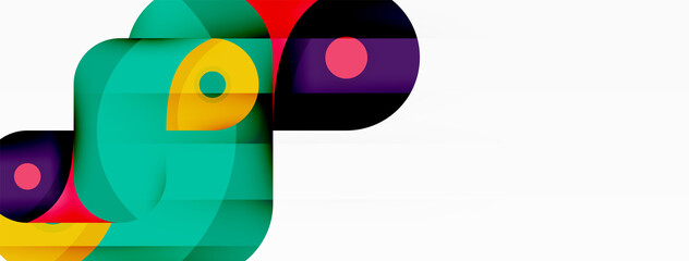 Creative geometric wallpaper. Trendy minimal abstract background. Techno business template for wallpaper, banner, background or landing