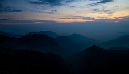 Beautiful Himalayan sunset scenes from Bhutan