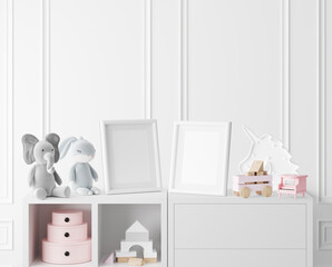 Nursery Frame Mockup - Kids Frame