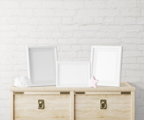 Nursery Frame Mockup - Kids Frame