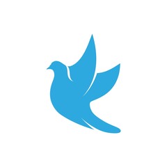 Bird wing Dove icon Template vector illustration design 