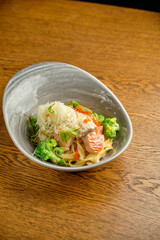 Baked red fish fillet with caviar