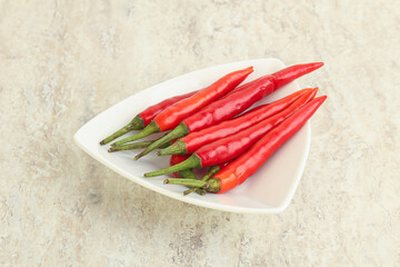 Hot and spicy chili pepper