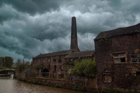 Abandoned Factories In The Burslem Area Of Stoke, Staffordshire, UK