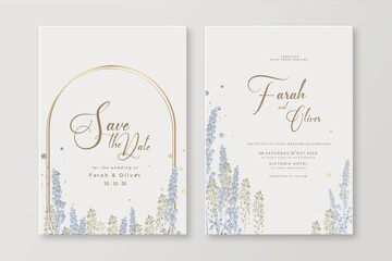 Floral Wedding Invitation Template