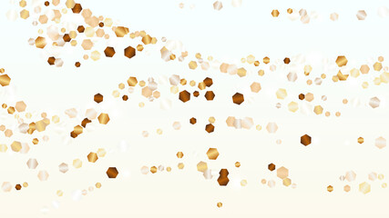 Party Background with Confetti of Glitter Particles. Sparkle Lights Texture. Holiday pattern.