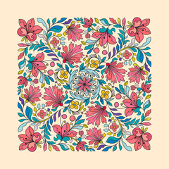 Faberge Style Tile / Byzantine Tile / Classic Tile / Floral Tile