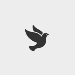 pigeon logo or bird logo