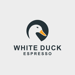 duck head logo or animal logo