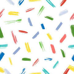 Seamless Abstract Pale Vintage Color Scribble from yellow and orrange streak Big Mark Pattern for Background, Paper Wrap, Banner, curtain, etc