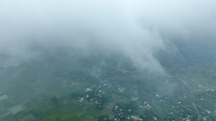 Rain Cloud Aerial Photo . Altitute 1200 m - Sky photo
