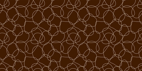 Random cute shapes background. Seamless pattern.Vector. かわいいランダムな形のパターン