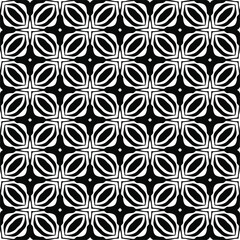 Vector monochrome pattern, Abstract texture for fabric print, card, table cloth, furniture, banner, cover, invitation, decoration, wrapping.seamless repeating pattern.Black and 
white color.