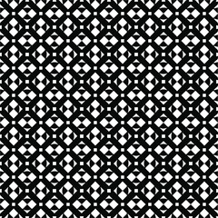 Fototapeta premium Vector monochrome pattern, Abstract texture for fabric print, card, table cloth, furniture, banner, cover, invitation, decoration, wrapping.seamless repeating pattern.Black and white color.